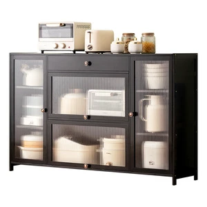Kitchen Storage Rack Organizing Seasoning Rack Storage Rack Kitchen Supplies Household Dining Side Cabinet