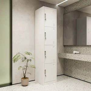 Custom Color School Lockers Cabinet-Steel Storage Locker with Electronic/Key Lock for Gym/Closet Organization