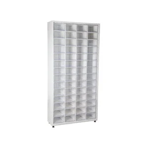 MIYAGO MYG-435 Modern Detachable Revolving Drawer Cabinet 56 Plastic Storage Boxes Portable Storage Cart Solution 925x320x1910mm