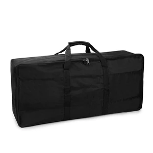 Large Capacity Portable Clothing Storage Bag Waterproof Oxford Black Laundry Bag Is Suitable for Travel and Family Organizations