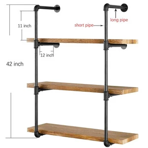 4 Tiers Steel Shelf Corner Stainless Steel Storage Bathroom Shelf 4 Tier Rustic Wood Wall Mounted Floating Wall Shelves