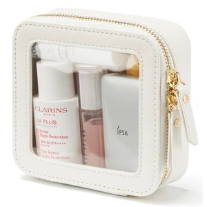 Portable Makeup Bag Waterproof Promotional Transparent Custom Color Eye Cream Pe Cosmetic Bag