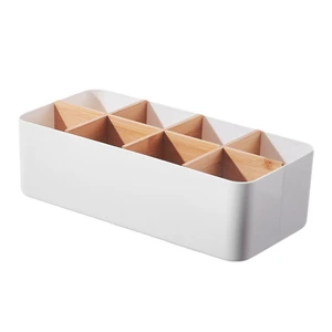 Multifunctional PP Eco-Friendly Japan Style Desktop Organizer Injection Technology for Remote Control Holder Office Cosmetic Use