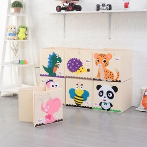 Custom Full Print Pattern Foldable Storage Cube Bin Collapsible Garment Clothes Sorting Organizer Kids Play Toy Storage Basket