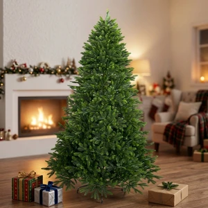 Manufacturer Wholesale Modern Realistic Full PE Tree Xmas Tree Artificial Christmas Tree