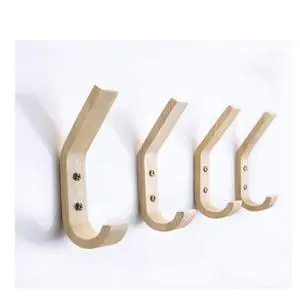 Solid Wood Hat Hook For Walls Wood Coat Hook Wall Mount Backpack Hooks For Walls Bathroom Towel Hanger