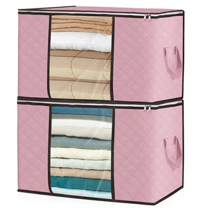 Large Capacity Non-woven Fabric Storage Bag, Blanket, Clothes, Pants, Miscellaneous Items, Luggage, Hand-held Packing Bag