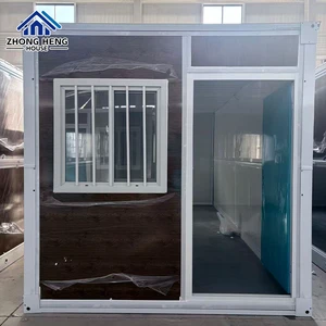 Premium Prefabricated Modular 20ft Expandable Folding Steel Luxury Container House Fast Install For Warehouse Storage Garage