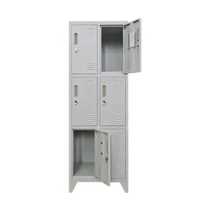 Luoyang Woma Factory 6 Door Lockers Steel Gym Locker Cabinet