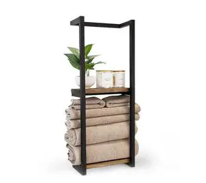 Modern Design Wall Mounted Bathroom Metal Storage Holders & Racks