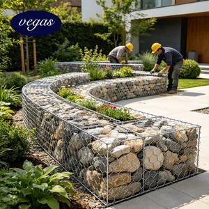 Galvanized Gabion Hot-Dip Galvanized Steel Wire Gabion Mesh Box Free Sample With Plain Weave Wire Cloth For River Management