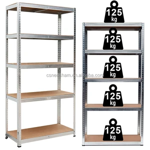 Silver Bolt Free Shelves for Workshop and Warehouse Can Be Customized in Size