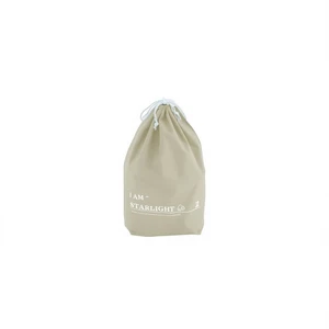 Beige 40*30cm Travel Wet Storage Drawstring Toiletry Bag