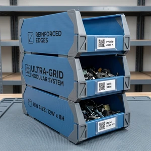 Free Samples Warehouse Coroplast Plastic Tool Hardware Storage Box Stackable Picking Shelf Storage Case Part Bin