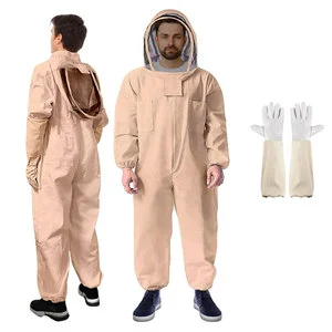 Professional Beekeeping Suit Jacket with Hat Waterproof & Fireproof Comfortable Bee Keeping Clothing at Cheap Price
