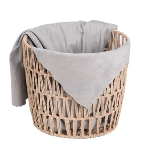 Woven Storage Basket Household Laundry Basket Toilet Bathroom Clothes Toy Storage Basket