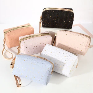 New Gilded Stars Portable Bag Waterproof Cosmetic Storage Bag Toilet Factory Wholesale Custom Cosmetic Bag