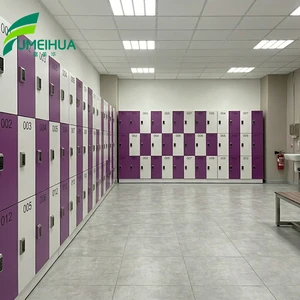 Factory Priced HPL Locker with IC card Lock Student Storage Locker/Employee Locker