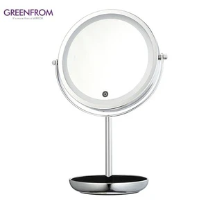 Jewelry Tray 10x Lighted Tabletop Cosmetics Makeup Case with Lighted Mirror