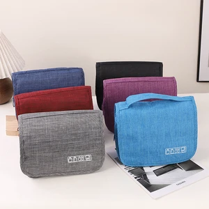 Waterproof Travel Cationic Hook Wash Bag Organizing Pouch for Home Bathroom Makeup Storage Toiletry Bag