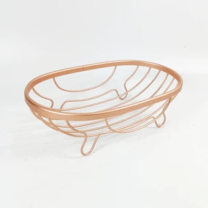 Fashionable Copper Single Metal Wire Fruit Basket