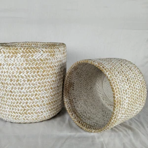 Rattan Bamboo Storage Basket Custom Woven Basket Cheap Price From Vietnam