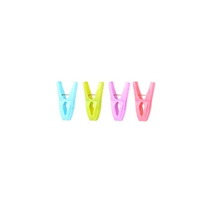 Powerful Household Multi-functional Plastic 20 PCS Windproof Clothespin Non-slip Clothes