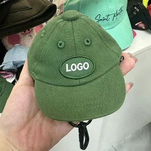 High Quality Twill Business Mini Baseball Cap Keychain Small Wallet Key Pouch Outdoor Coin Money Purse Mini Key Chain