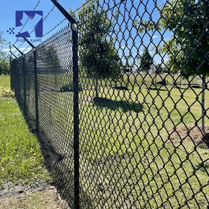 Cyclone Wire Fence From Diamond Iron Wire Mesh Metal Frame Construction With Welding Service