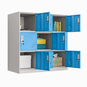Modern Versatile Lockable Metal Lockers Utility Storage Cabinet for Outdoor Applications-for Office Home Gym Workshop Bedroom