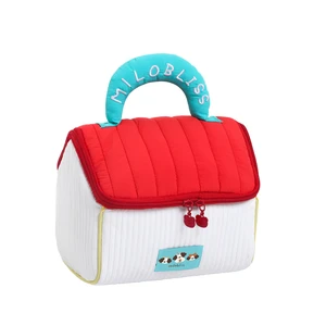 Large Capacity Small House Design Cosmetic Bag with Portable Wash Bag Accompanying Gift Storage Bag for Girl