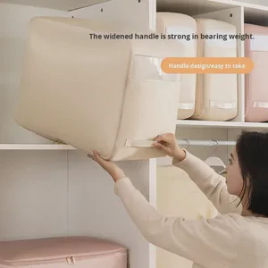 BRM Quilt Storage Bag Wardrobe Large Capacity Quilt Organizer Dustproof Moistureproof Fabric Clothing Storage Bag