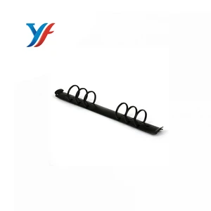 Black Metal 6 Binder Ring Mechanism Clip For Files And Notebooks