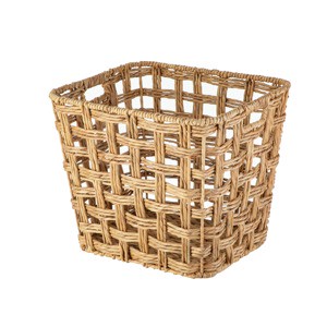 Water hyacinth basket woven with loose square mesh Handmade Storage Basket Wholesale eco-friendly Made in Vietnam