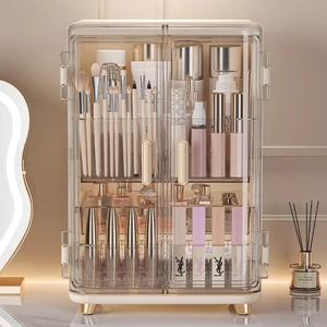 2025 Cosmetics Makeup Storage Box Skincare Organizers with Lid and Drawers