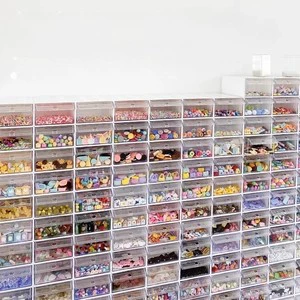 Container for Men's Sneakers, Shoe Organizer, Household Items, Acrylic Cabinet Storage Box, Toy Drawer