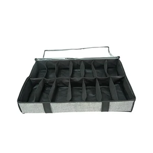 Transparent Packing Shoe Storage Box Under the Bed Grid Storage Box