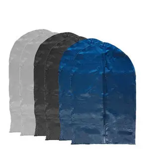 Clothes Protectors 130x60 Cm With Zipper Dust Cover For Wardrobe Storage
