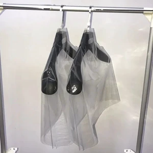 10pcs Transparent Clothing Store Clothing Dust Cover Adult Hanging Clothes Storage Bag Household Clothing Dust Protection Cover