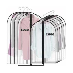 Clothing Dust-Proof Bag Durable Gown Cover for Household Reusable Down Jacket Dust Cover Clothing Storage Bag Dress Cover