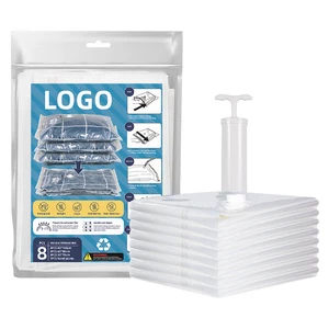 Space Saver Travel Bag and Vacuum Storage Bag for Clothes