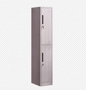Cheap Two Tier Locker Double Door Steel Cabinet Office School Gym 2 Door Clothes Metal Locker