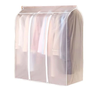 Moisture-Proof Clothing Dust Cover Hanging Storage Suit Coat and Down Jacket Cover for Organizing Protecting Your Clothes