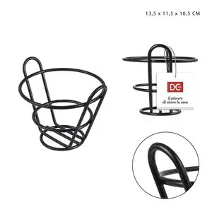 8055769207070 Snack Cone 13.5x11.5x10.5 cm Food Storage & Container Kitchen Utensil Wire Baskets Product Category