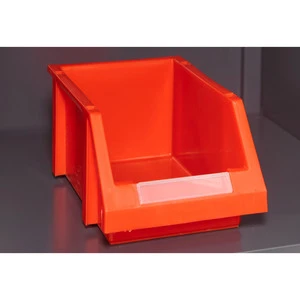 KIROW Small Parts Cabinet Plastic Storage Bins & Boxes Anthracite-Red 2.0m Height 67cm Width