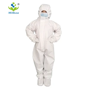 Protective Disposable Waterproof Dustproof Coveralls Suit for Children Painting Work or Play Games