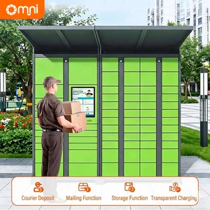Heavy Duty Industrial Weatherproof Smart Parcel Locker Durable Outdoor Cabinet for Residential Community Convenience