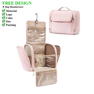 Toilet Bag, Travel Makeup Bag, Hook-equipped Makeup Bag, Large-capacity Waterproof Toiletry Bag, Storage Box