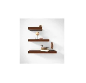 Wooden Wall Rack Best Selling Product and Wall Mounted Bookcase Wood Shelf Rack for House Storage Organization
