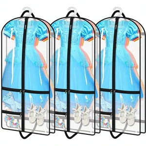Factory Direct Transparent Childrens Clothing Dust-Proof Moisture-Proof Multi-Functional Garment Dust Cover Travel Storage